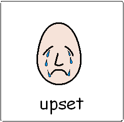 image of a upset face 