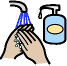 wash hands